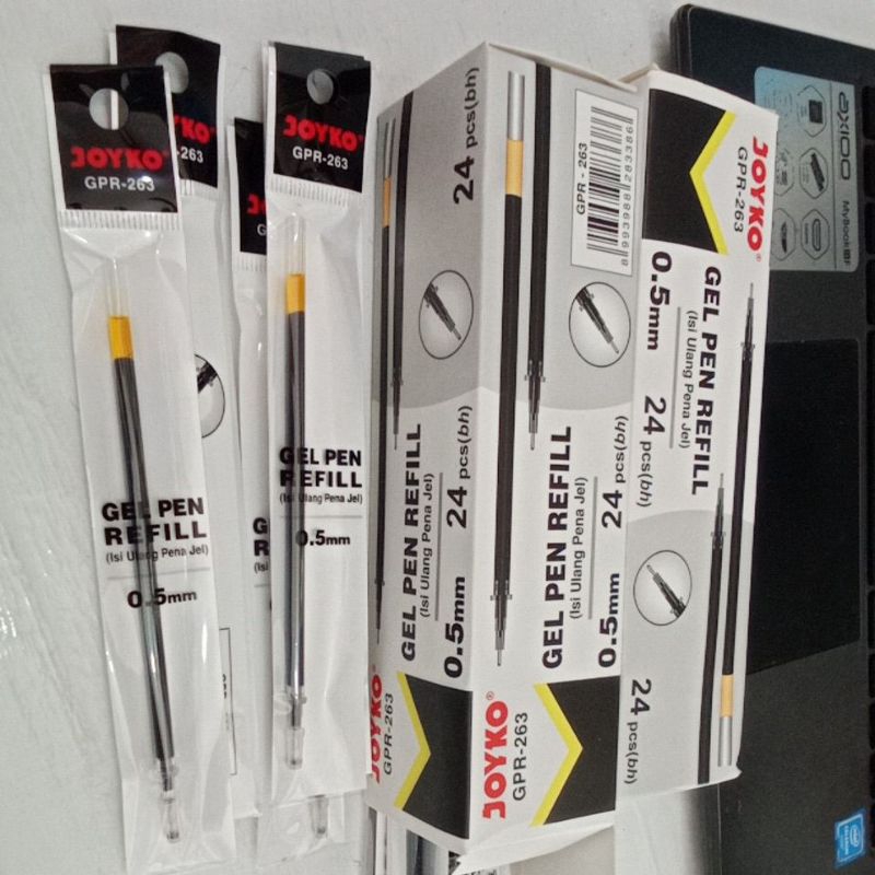 

isi ulang pena gel Joyko GPR 263 mata jarum / harga untuk 1pak isi 24pcs