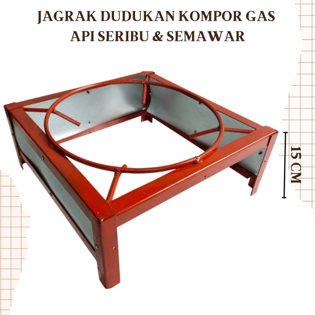 DPI Dudukan Besi Kompor Mata Seribu Rinnai Tatakan Kompor Gas Api Seribu Kompor Semawar Termurah