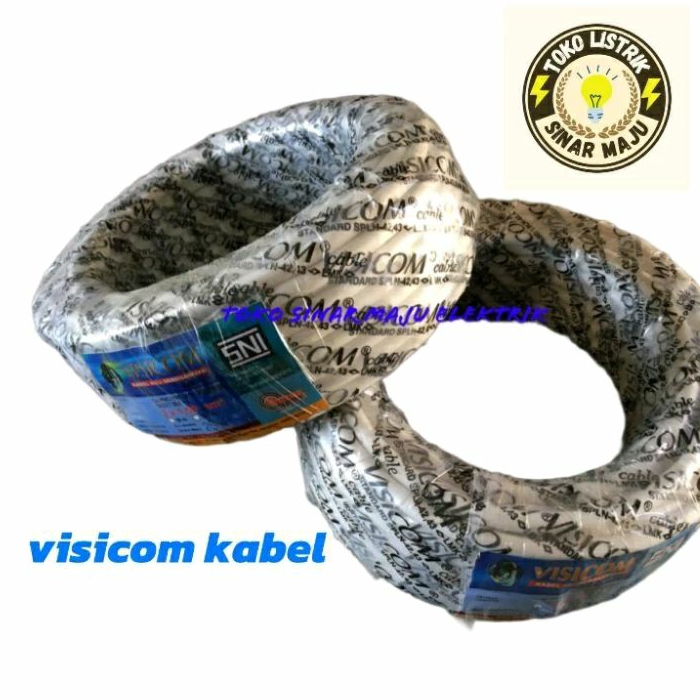 Kabel Nym Visicom  2x1,5 mm 25 Meter Asli Tembaga Murni