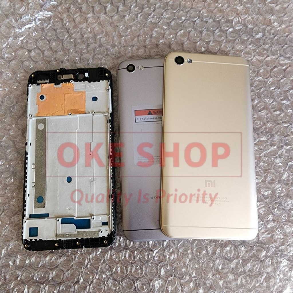 Casing Fullset Xiaomi Redmi Note 5A Tutup Belakang Xiomi Xiaomi Redmi Note 5A Bekdor + Frame LCD Tul