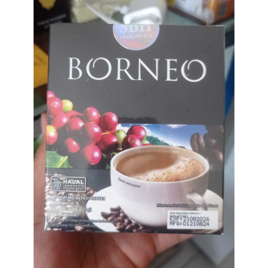 

Kopi Herbal Kopi BORNEO 5 sachet 125 gram