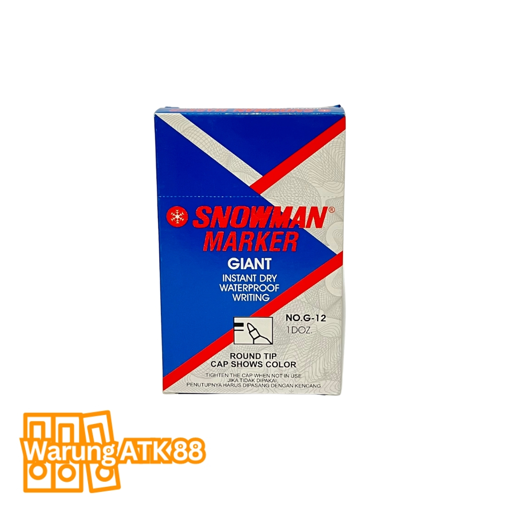 

(WARUNGATK88) Spidol Whiteboard Papan Tulis PERMANEN Hitam
