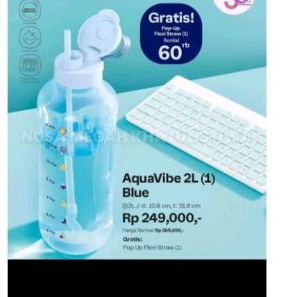 Botol Minum Tupperware Aqua vibes 2L | BOTOL MINUM