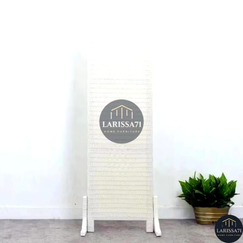 Partisi Ruangan Rotan Sintetis Custom Ukuran Sketsel Rotan Sintetis