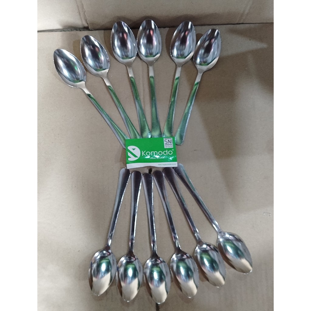 12 PCS Sendok Komodo Stainless / Sendok Komodo Stainless ADA PILIHAN 6 PCS, 12 PCS