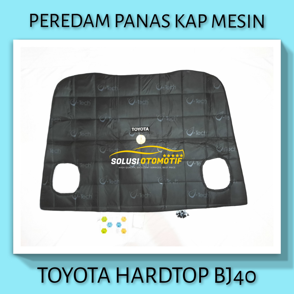 TOYOTA HARDTOP BJ40 FJ40 VTECH Ori Pelindung Peredam Panas Kap Mesin Aksesoris Variasi Mobil