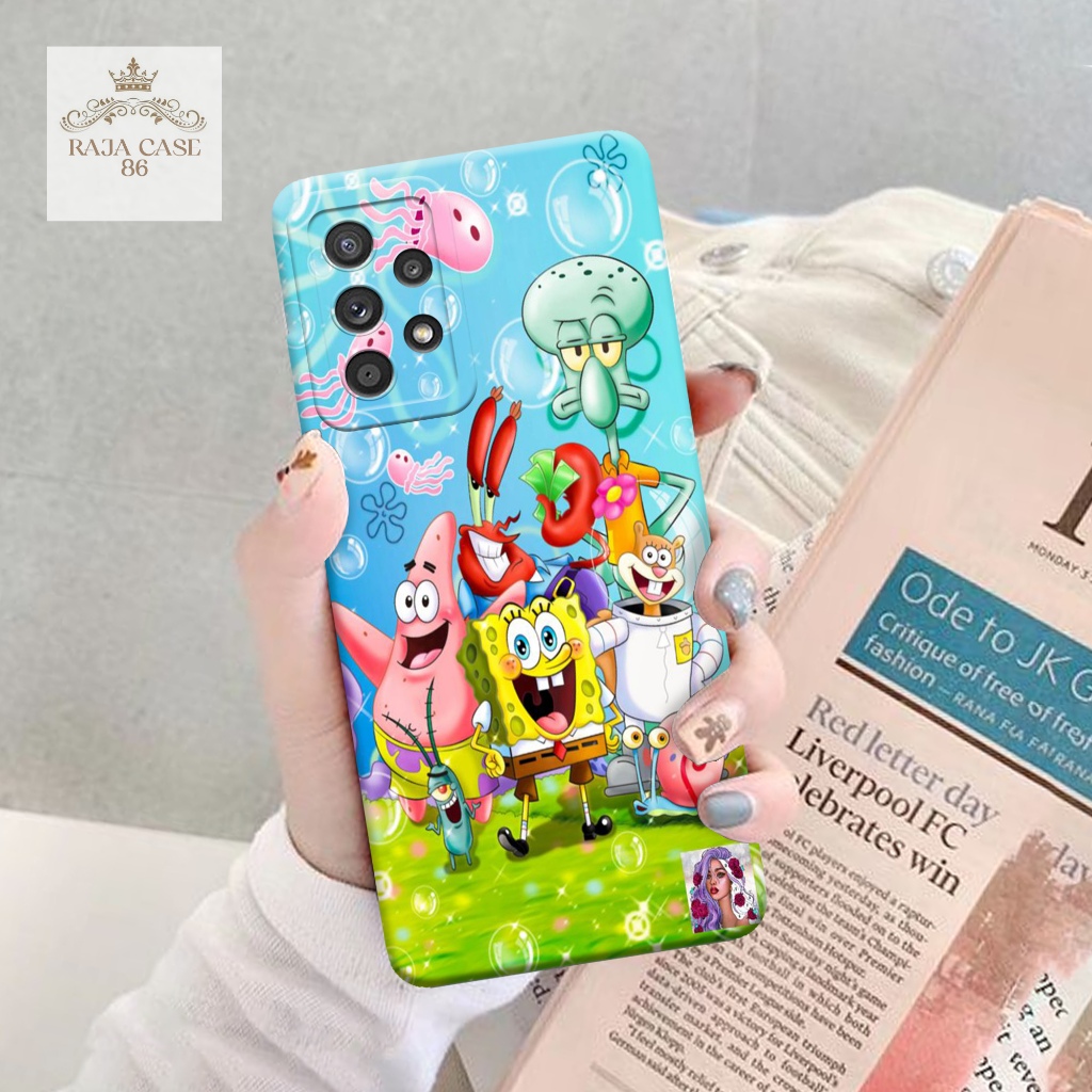 Softcase Samsung Galaxy A32 - rajacase - Casing  Samsung Galaxy A32 - Motif case kartun - Samsung - 
