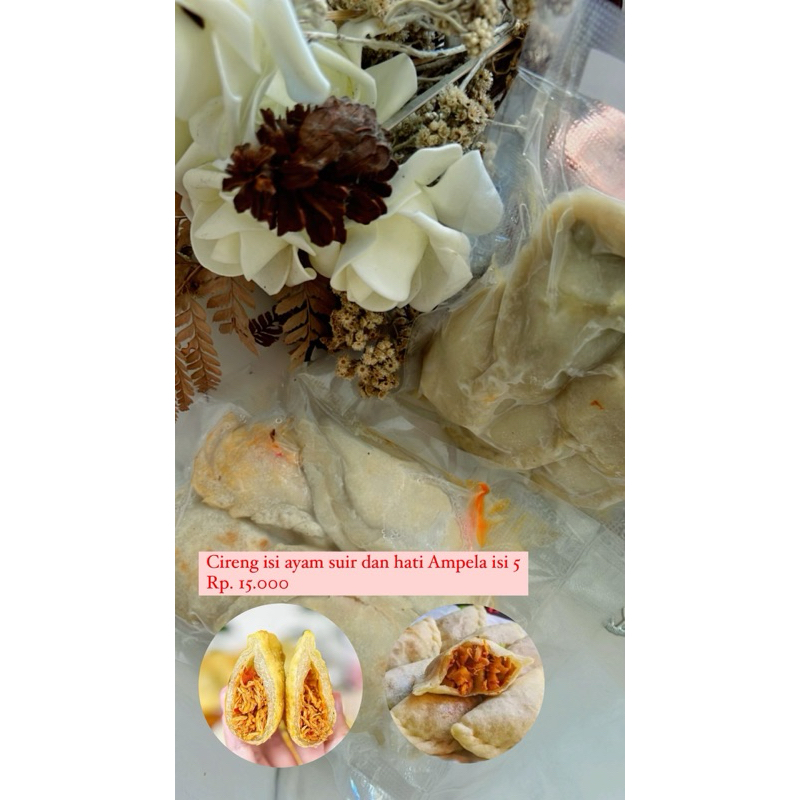 

CIRENG GEMOY ISI 5 (Pack) VARIAN AYAM SUIR