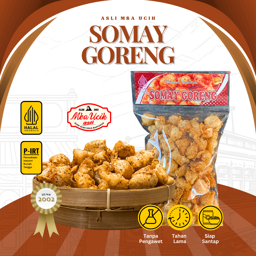 

Somay Goreng Asli Mba Ucih Oleh Oleh Khas Banyumas