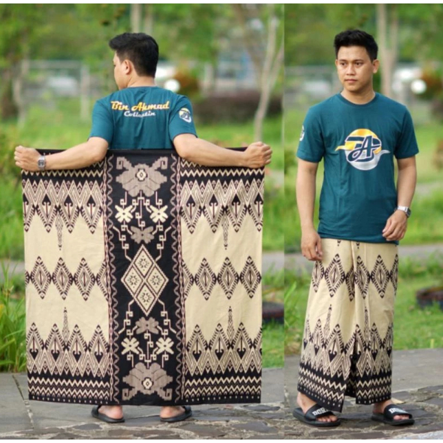 Sarung BATIK HM Motif Code 11 Seragam Muslim - Pria Dewasa