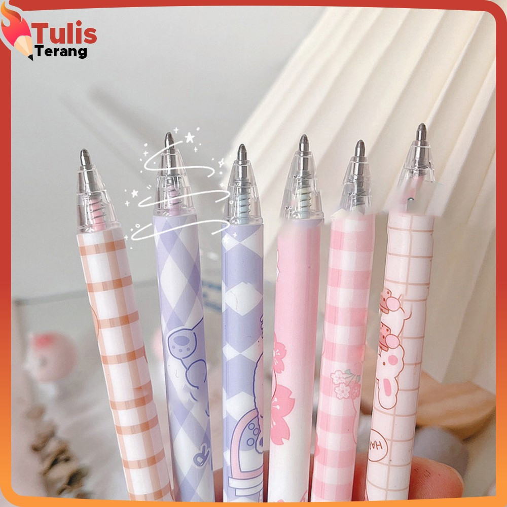 

Pulpen Lem Stik Cepat Kering Warna Permen DIY Stationery Pelajar / Pena Lem Pulpen Mekanik Ballpoint Motif Kartun Tulis Terang A41