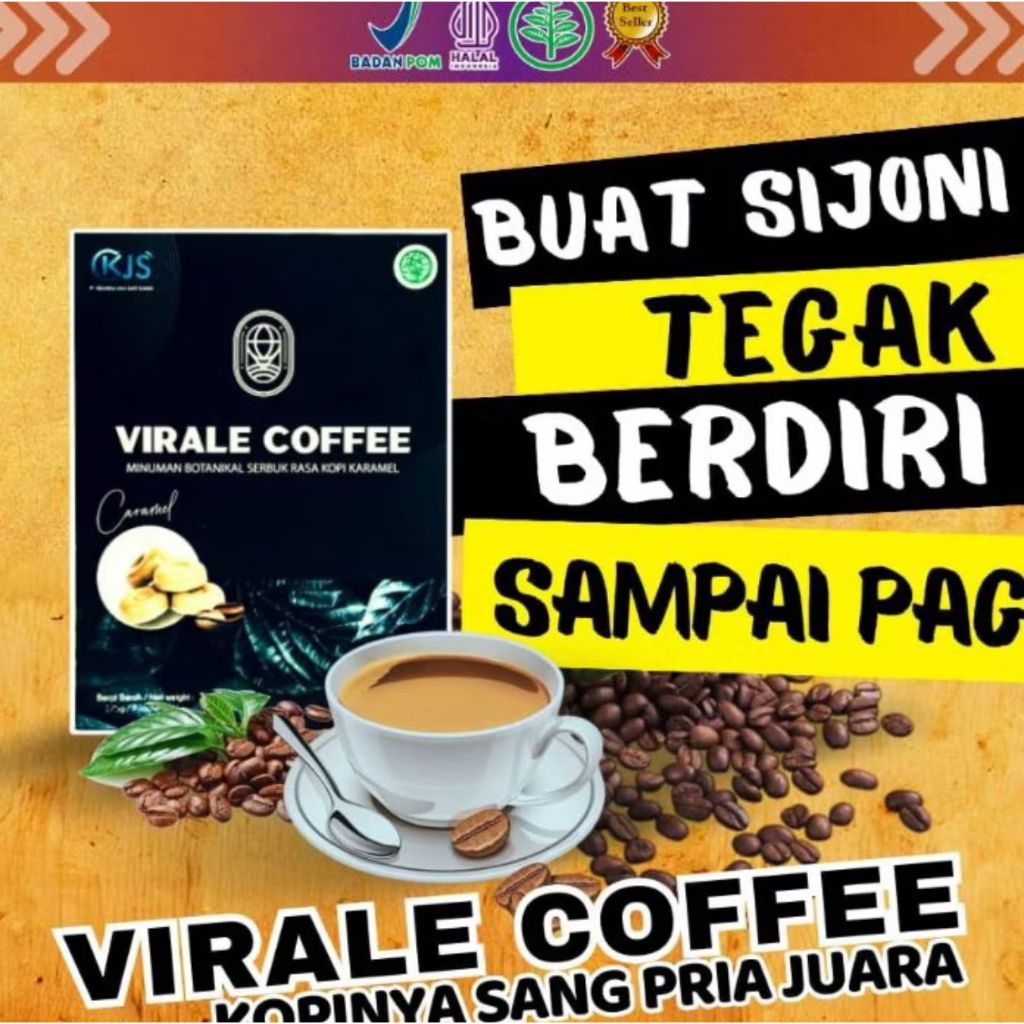 

READY VIRALE COFFE Original - Kopi Pria Dewasa Halal BPOM