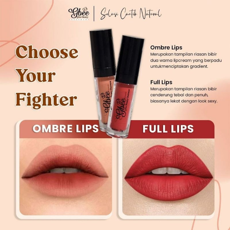 PROMO LIPCREAM GBEE GLOW BEAUTY