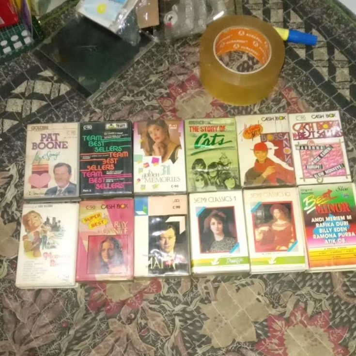 CUCI  STOK  KASET PITA MUSIC BOX