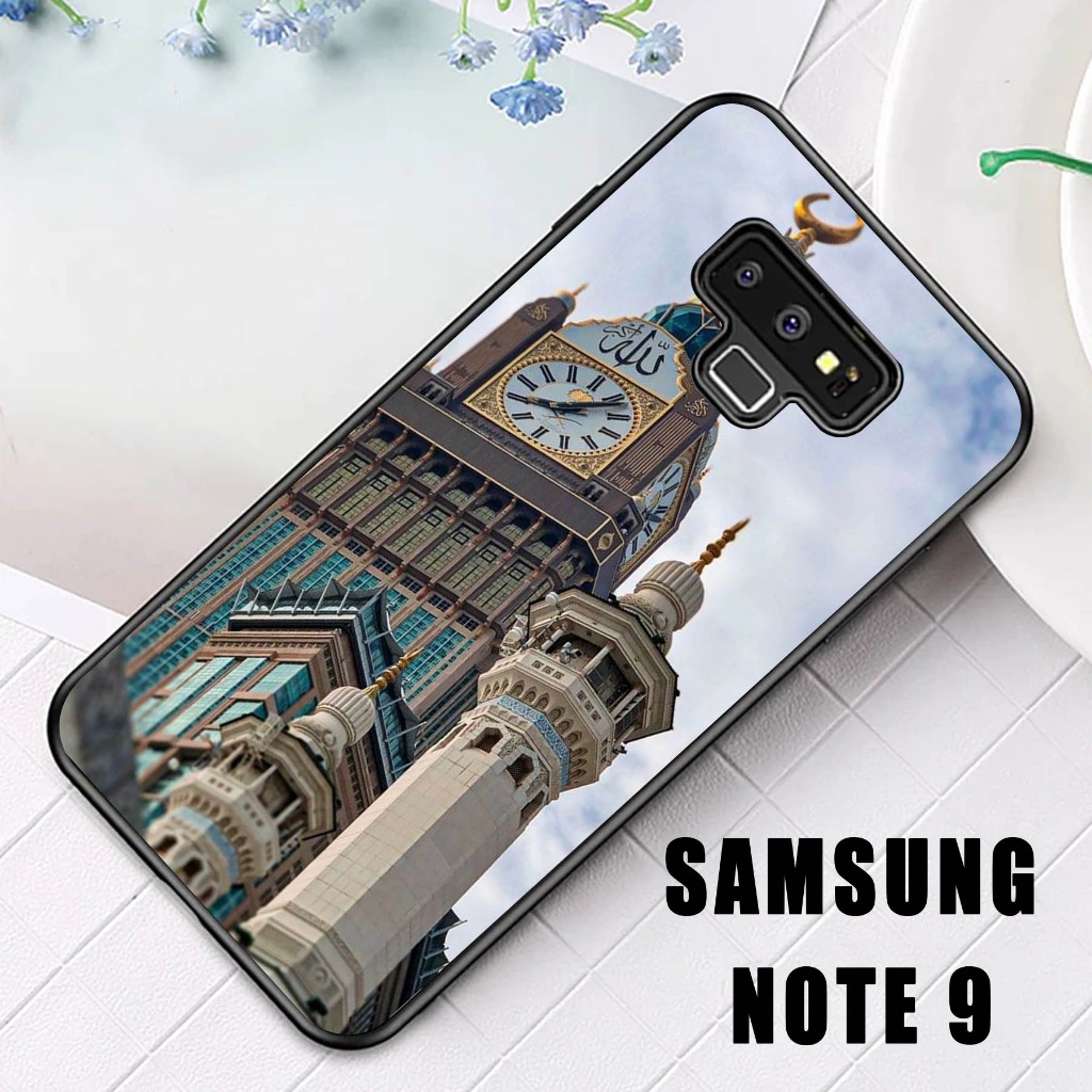 Case Glossy , Case Samsung Note 9   , Motif Mekkah Keren- Silikon - Case Glossy - Casing - Terlaris 