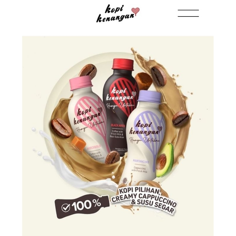 

Kopi Kenangan Hanya Untukmu, Kemasan 200ml & 220ml