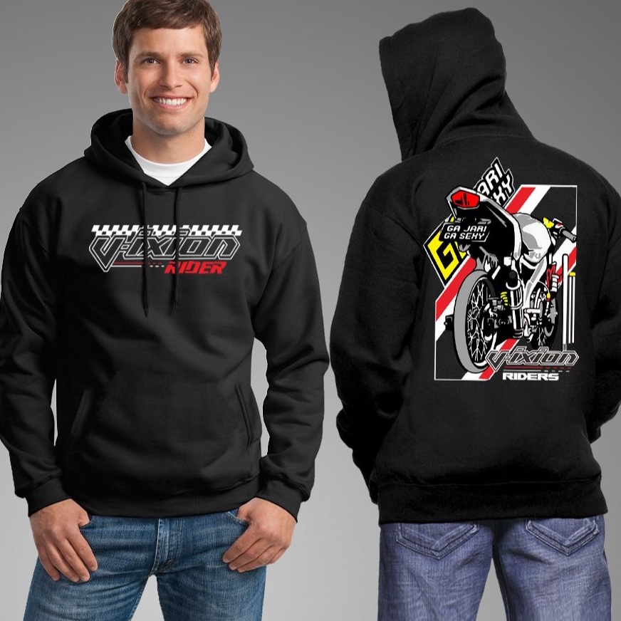 HOODIE VIXION THAILOOK JARI JARI  SWEATER HOODIE PRIA JAKET MOTOR VIXION