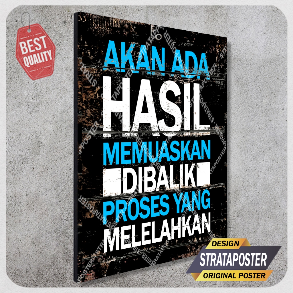 Katakata motivasi dinding Poster aesthetic Hiasan kamar