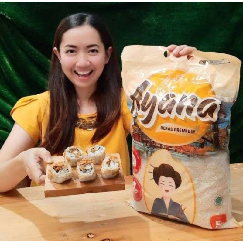 BERAS AYANA GOLD BERAS JEPANG NASI SUSHI HOKBEN 5KG