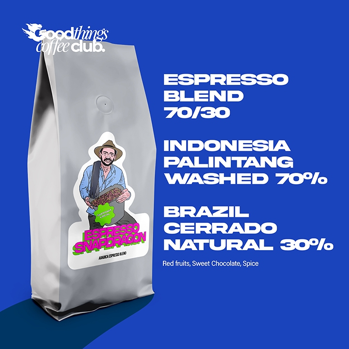 

Espresso Blend Arabica 70:30 | Indonesia : Brazil