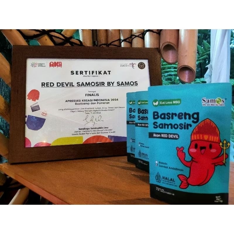 Basreng Samosir ikan red devil louhan premium