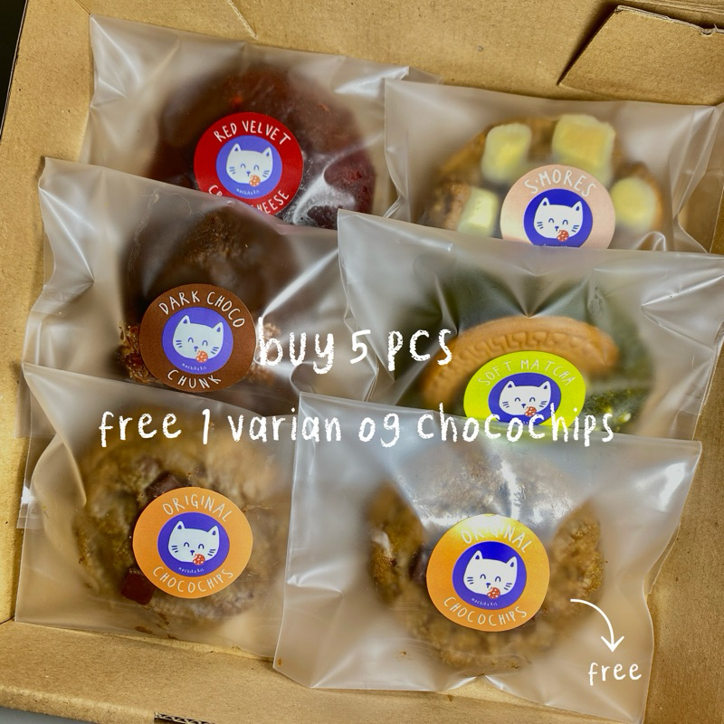 

SOFT COOKIES by Mochiku.kis (PAKET BUNDLING ALL VARIAN + FREE 1 PCS OG CHOCOCHIPS)