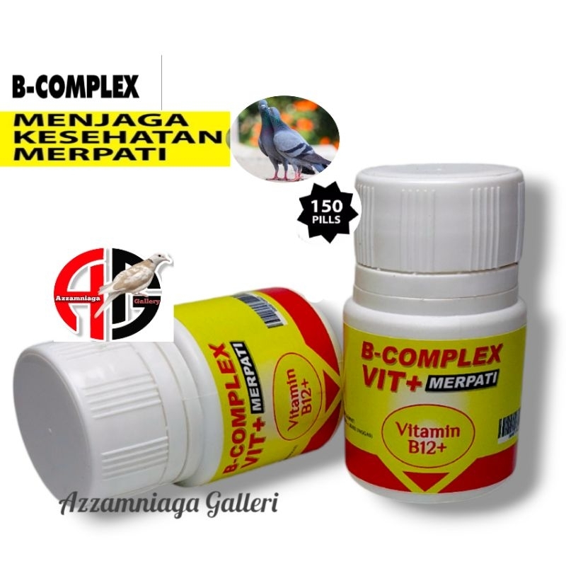 VITAMIN B COMPLEX 150 BUTIR VITAMIN MERPATI B COMPLEK MENJAGA KESEHATAN DAN ENERGI BURUNG MERPATI