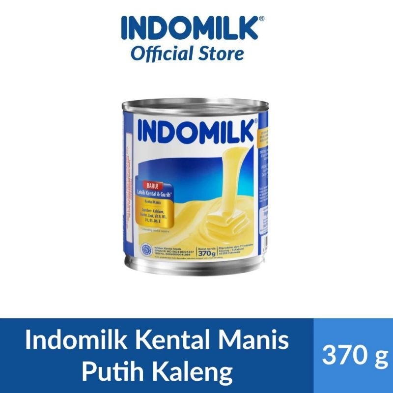

INDOMILK SUSU KENTAL MANIS PUTIH KALENG 370g