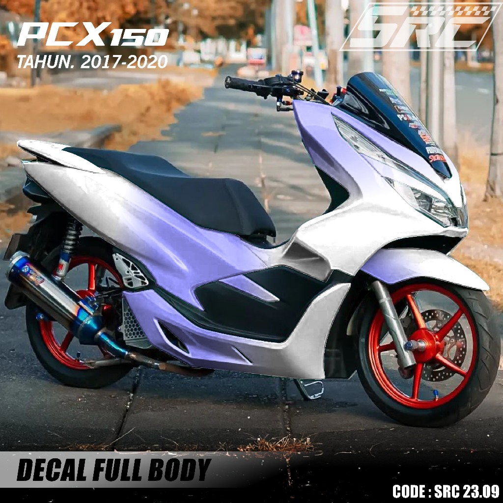COD Sticker Decal Full Body Honda PCX 150 Tahun 2017 2018 2019 2020 Sticker PCX 150 Polos Gradasi 2 