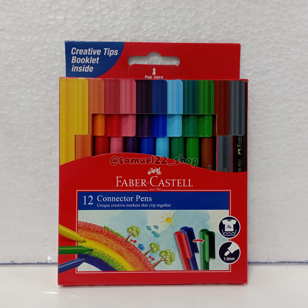 

Connector Pen Faber Castell Isi 12 warna