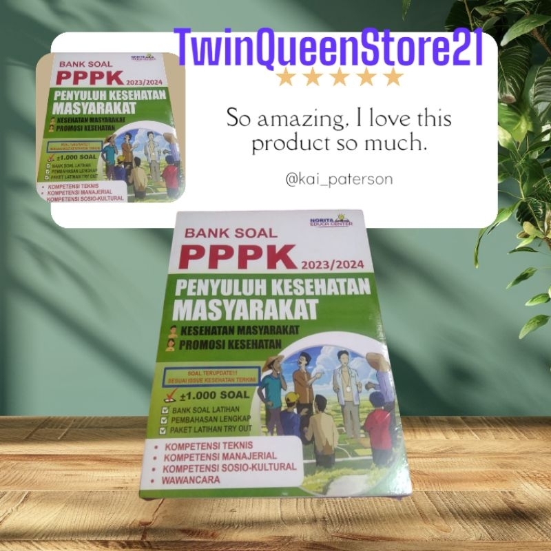 Buku BANK SOAL PPPK 2023/2024 PENYULUH MASYARAKAT