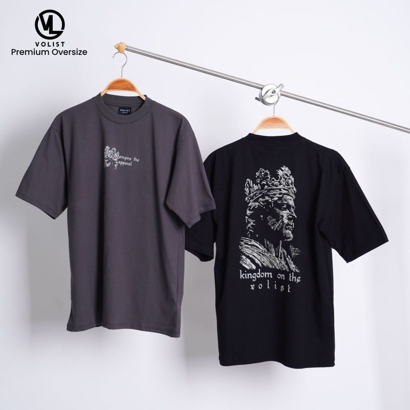 KAOS OVERSIZE VOLIST T-SHIRT DISTRO/ 3Dimension Wear - Kaos Distro Premium Original 3D Geometric Pat