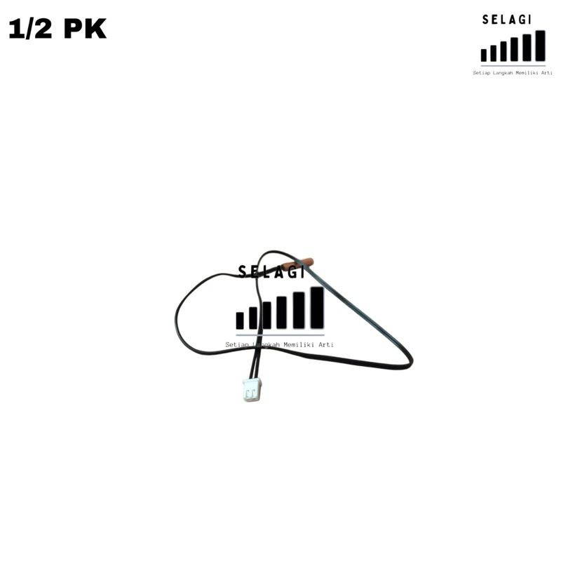 Termis ac LG 1/2 pk single sensor suhu ac LG 1/2 pk thermistor ac LG 1/2 Pk 4 kilo ohm single termis