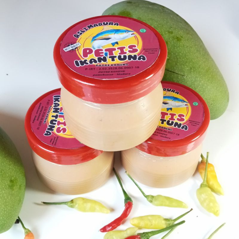 

(10k dapet 3 toples) paket hemat POTRE KONENG petis ikan tuna super asli Madura rujak MDR kemasan 100 gram