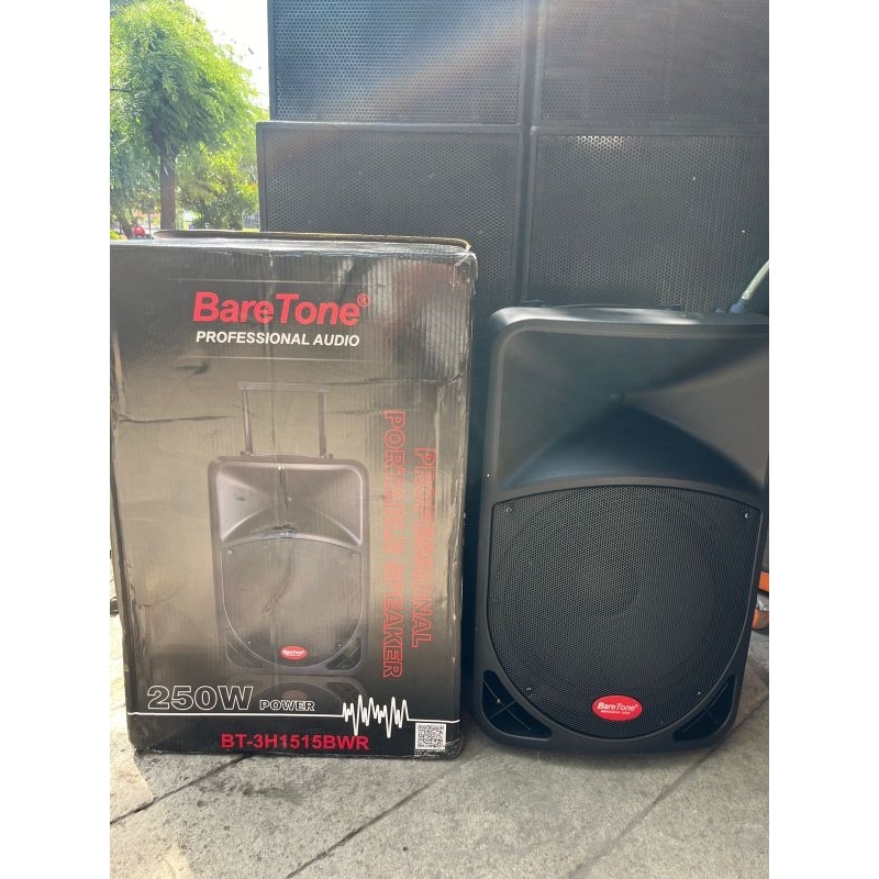 speaker portable Baretone 15 BWR Baretone BT 3H 1515BWR original