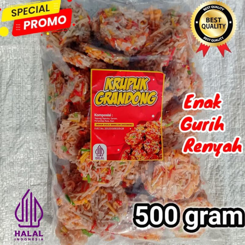 

Kerupuk grandong 500gram mentah