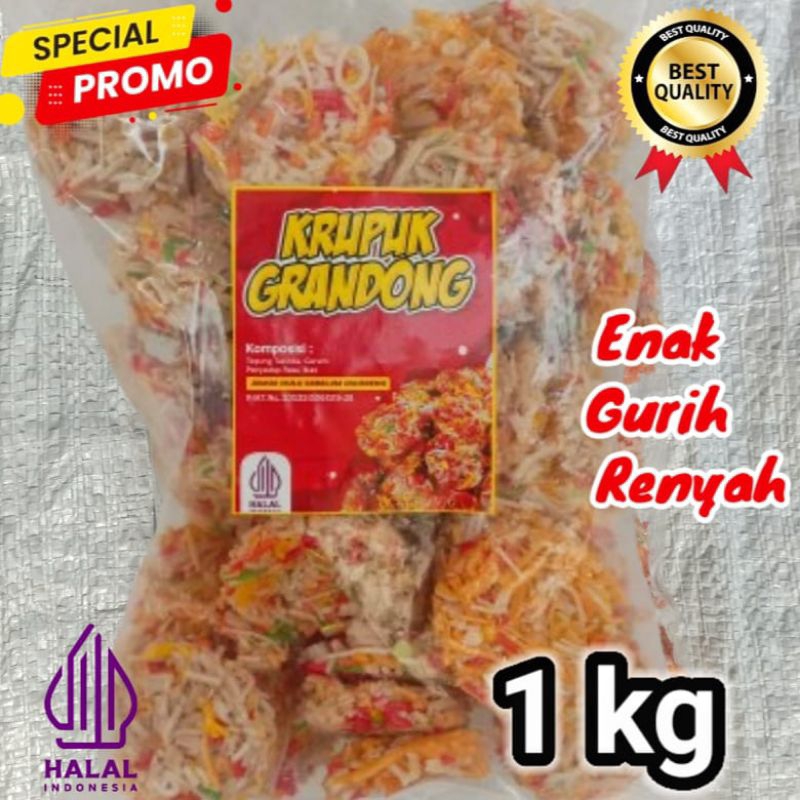 

Kerupuk grandong mentah 1kg | kerupuk criping | kerupuk rengginang