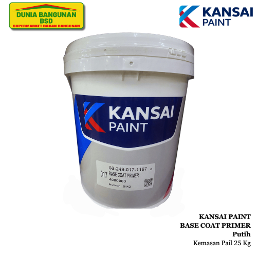 KANSAI BASE COAT PRIMER Cat Dasar Tembok Pail 25 Kg