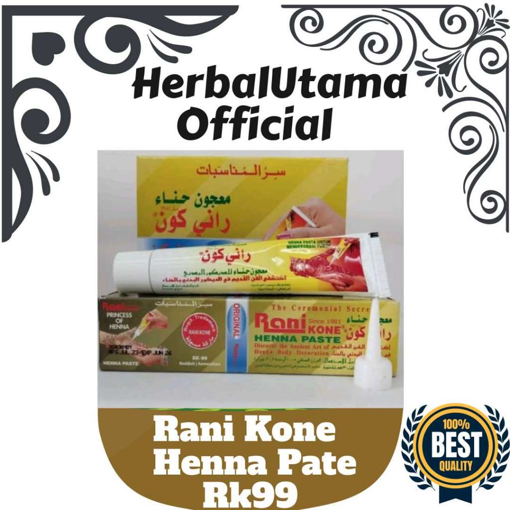 RANI KONE RK -99 LUKIS TANGAN DAN PACAR KUKU ASLI ORIGINAL