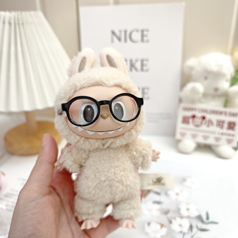 (Ready Stock) Kacamata Labubu Macaron / 10-17Cm Doll Glasses -