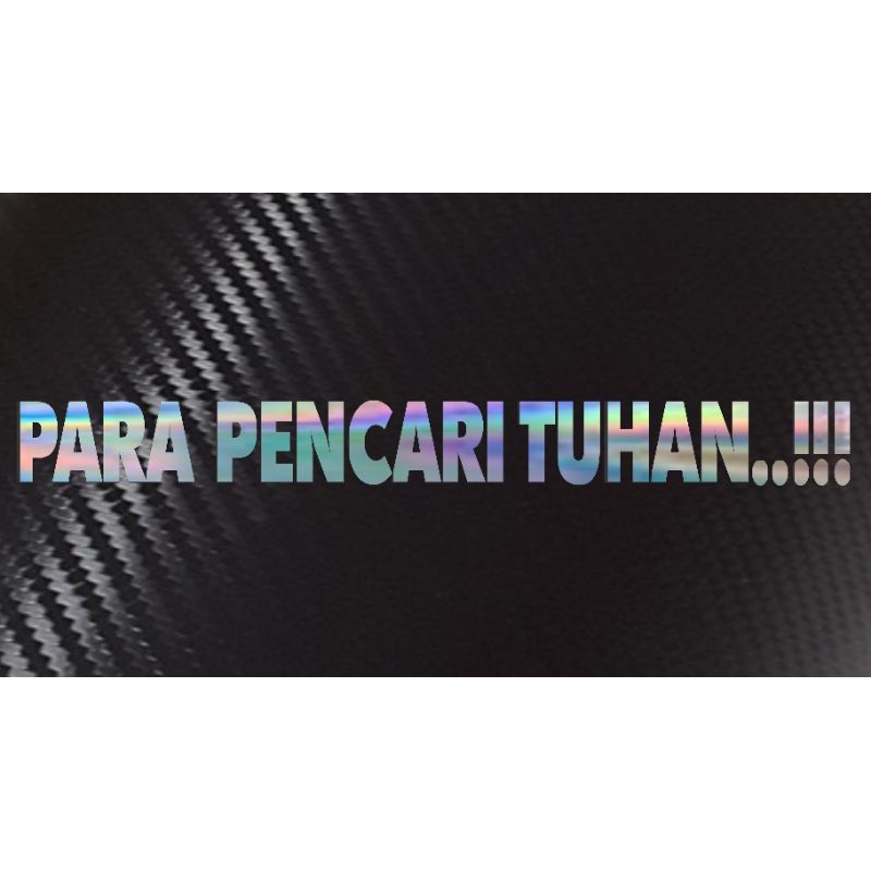 stiker para pencari tuhan stiker cutting para pencari tuhan