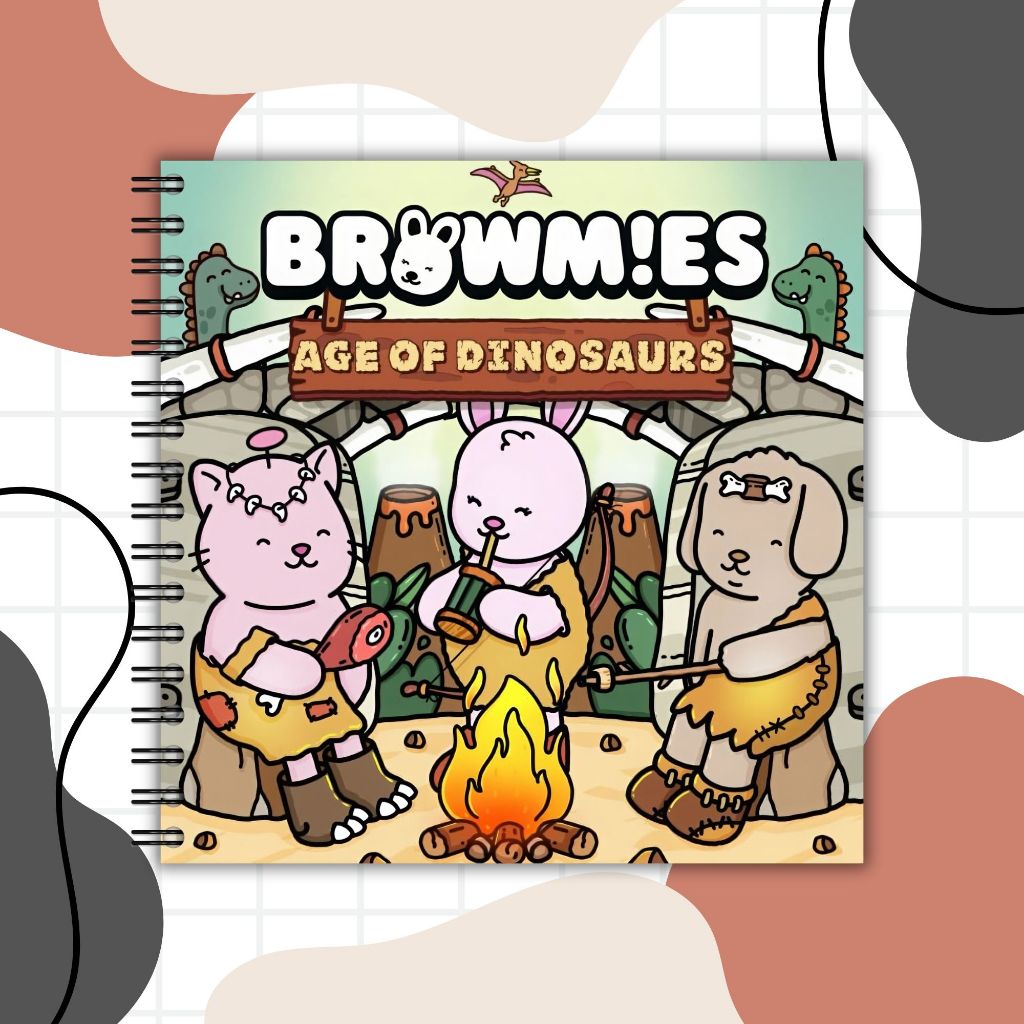 

Browmies Age of Dinosaur Coloring Book Buku Mewarnai anak-anak dan dewasa