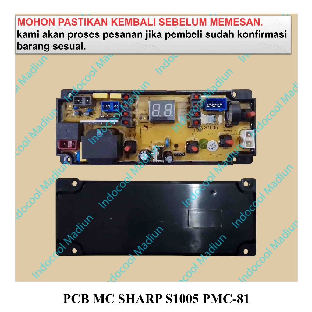 PMC-81 BOARD MESIN CUCI / MODUL MESIN CUCI / PCB MESIN CUCI SHARP S1005 PMC-81