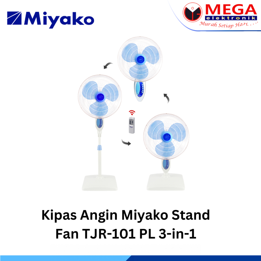 Kipas Angin Miyako 3in1 TJR 101 PL