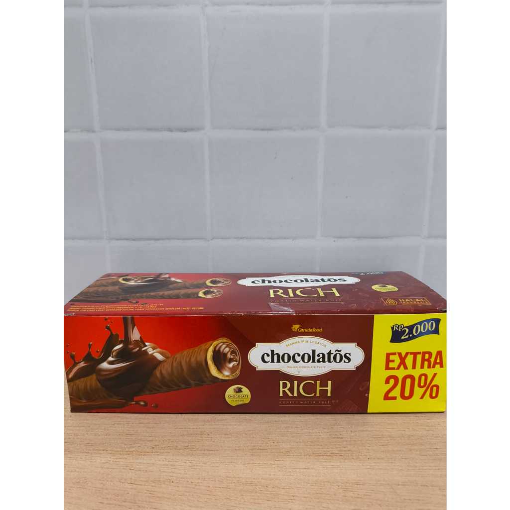 

CHOCOLATOS RICH - 1kotak isi 12pcs