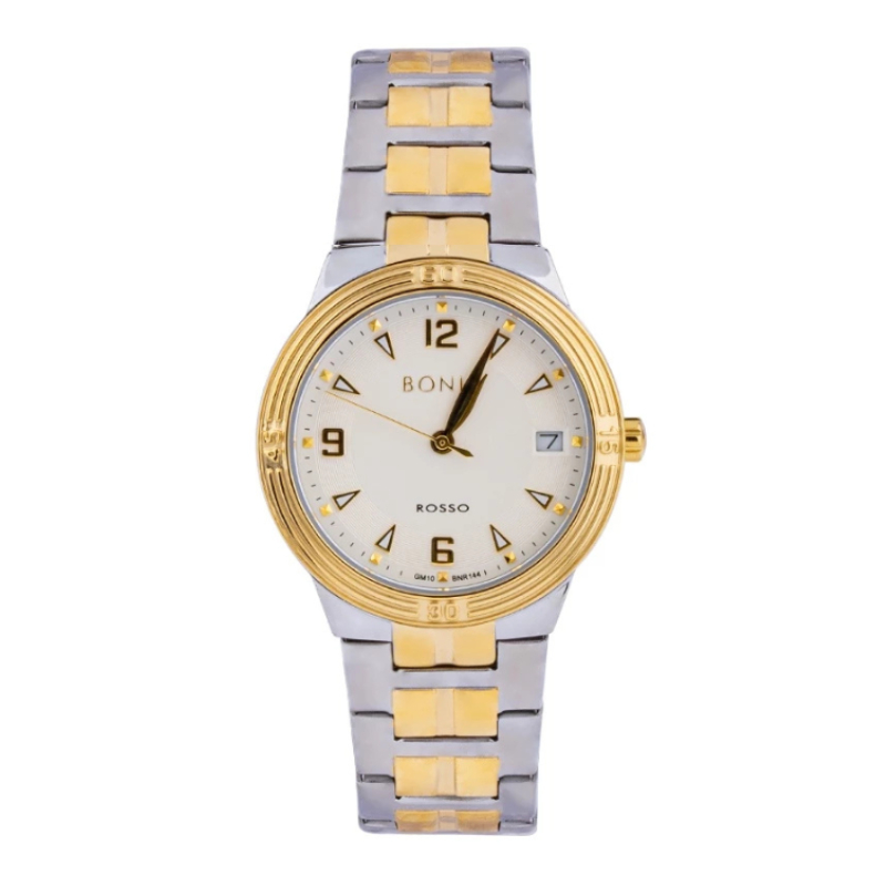Jam Tangan Wanita Bonia Rosso White Dial Stainless Steel BR144-2115 Original