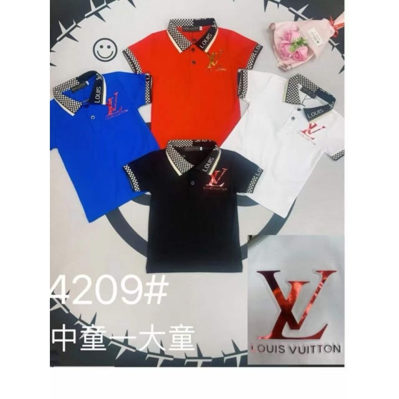Kaos Kerah Anak Import / LV 4209 / 2-12 Tahun