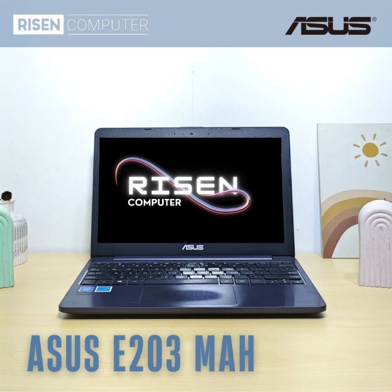 Second LAPTOP ASUS E203 MAH Intel Celeron N4000 RAM 2GB HDD 500GB Notebook 11,6inch Seken Bekas