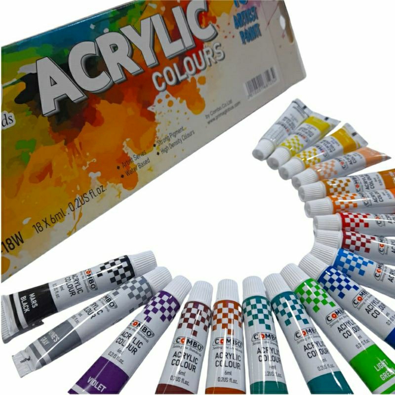 

COMBO ACRYLIC 12 COLOURS