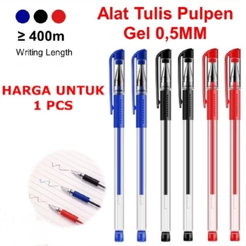 

Pena Gel 0,5 mm | Standard Pulpen Gel | Standard Bolpoin Cair | Alat Tulis Sekolah